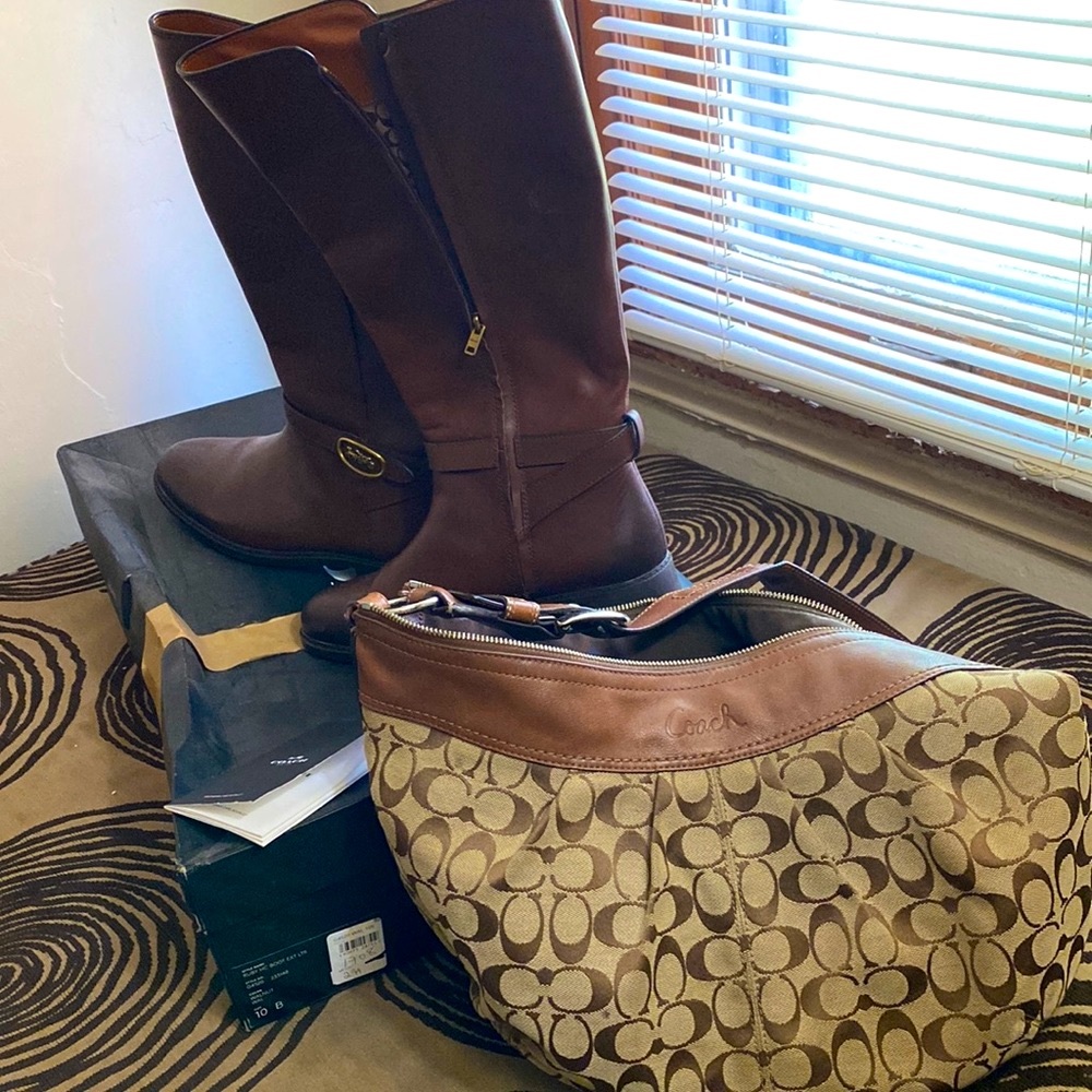 Beautiful riding coach boots only worn three times in original box